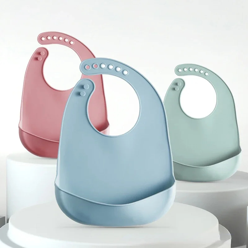1-3 adet bebek önlüğü ayarlana - Waterproof Baby Bibs Silicone incelemesi ve fiyatı