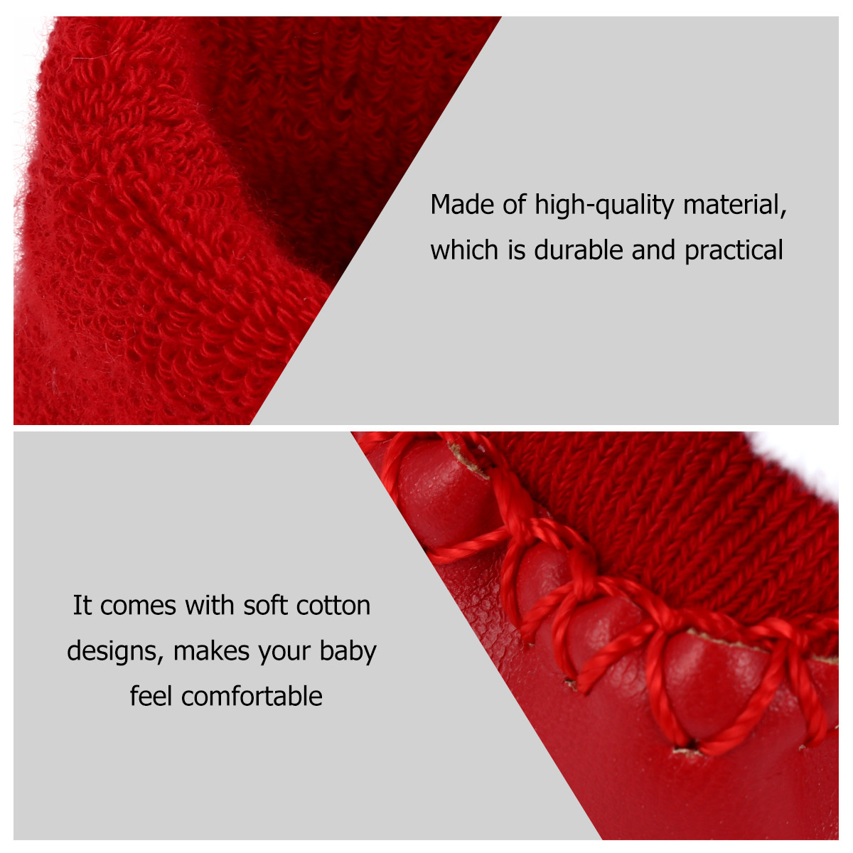 1 Çift Kaymaz Tabanlı, Noel Te - Unisex Baby Socks Non Slip incelemesi ve fiyatı