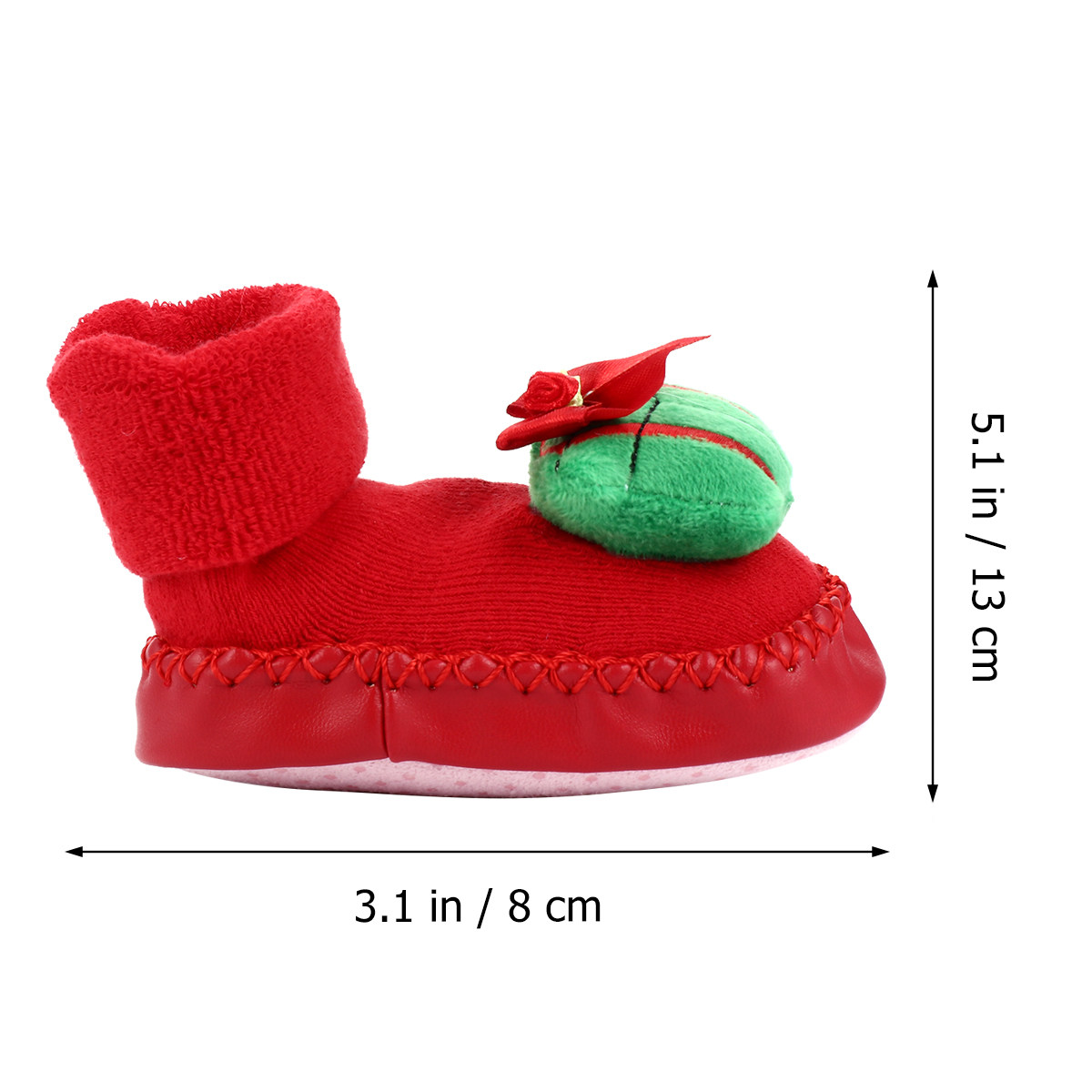 1 Çift Kaymaz Tabanlı, Noel Te - Unisex Baby Socks Non Slip incelemesi ve fiyatı