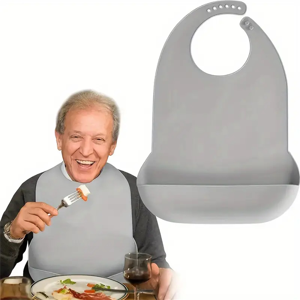 Büyük Silikon Yetişkin Önlükle - Waterproof Baby Bibs Silicone incelemesi ve fiyatı